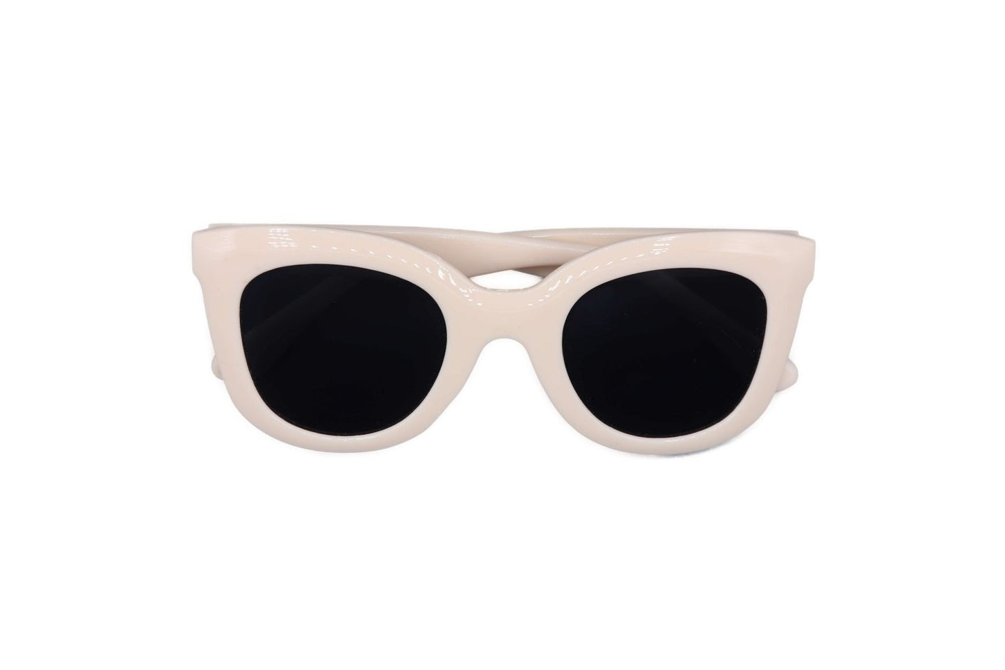 Thick Rounded Frame Sunglasses